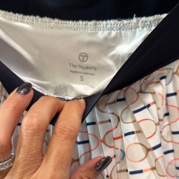 Talbots Multicolor Patterned Tennis Skirt NWT Size S - Picture 6 of 6